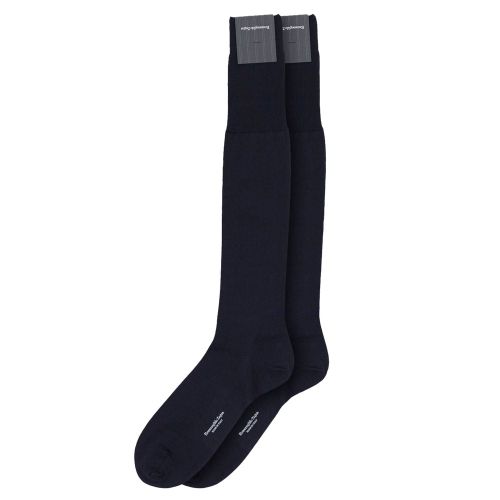 Merino Wool Blend Socks — Navy