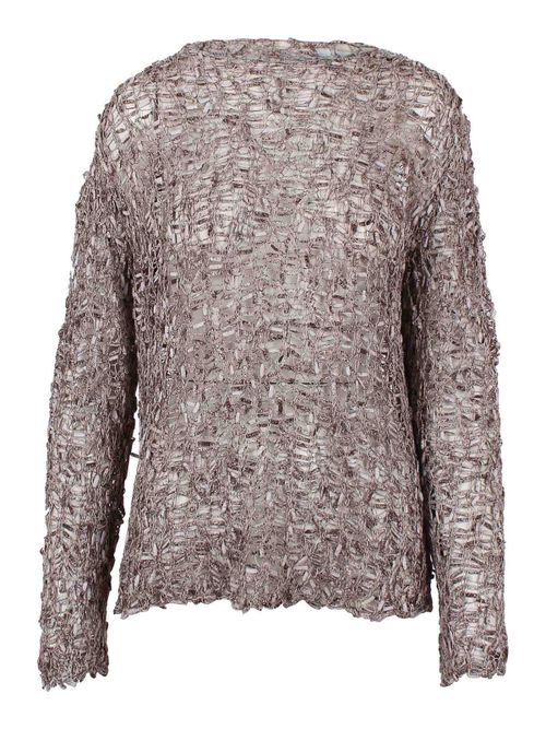 Sheer woven sweater