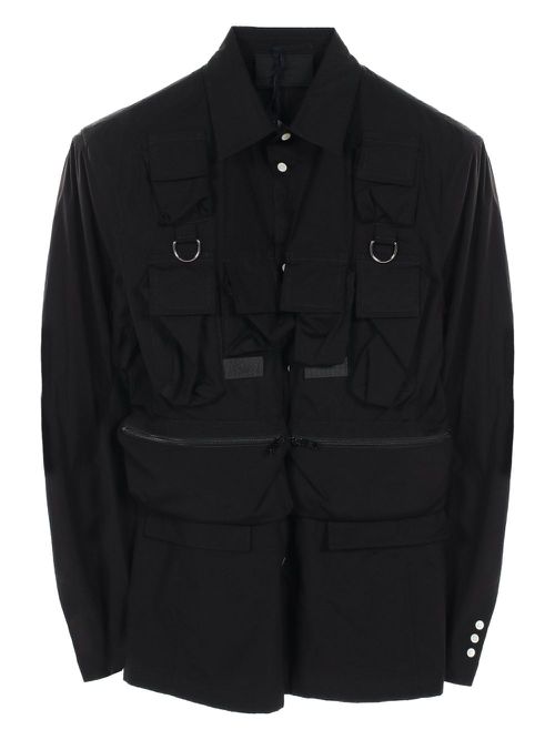 2010s cotton shirt - Black