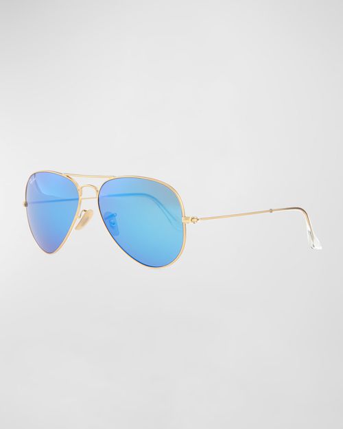 Mirrored Aviator Sunglasses