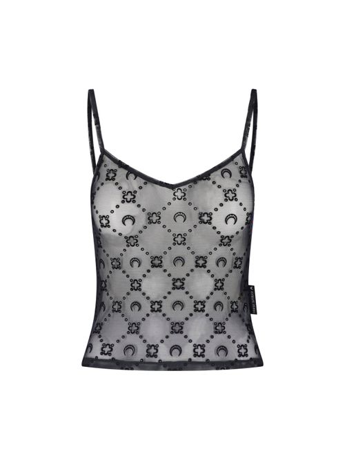 Netted Jersey Signature Top for Women