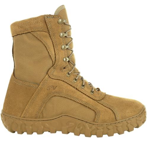 Rocky S2V Military Boot, Coyote Brown