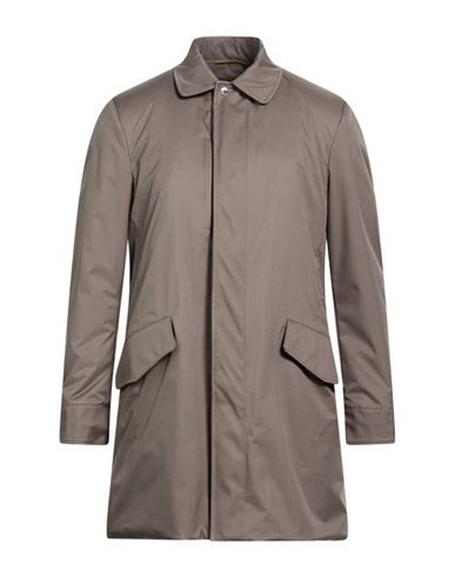 Man Overcoat & Trench Coat Grey Size 38 Polyester, Polyurethane