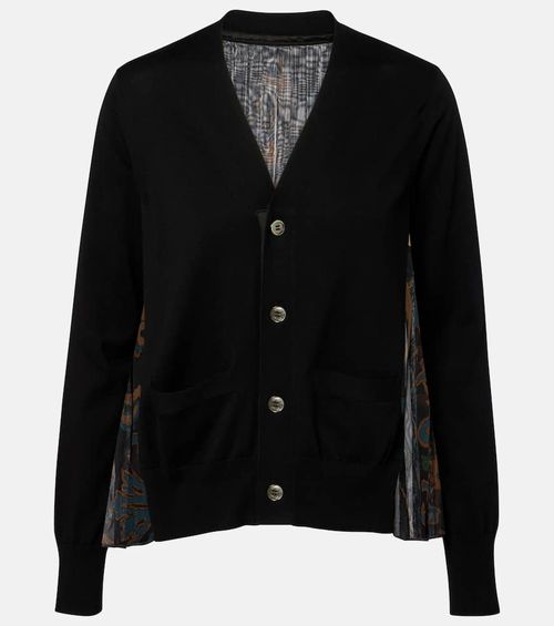 Cotton tulle cardigan