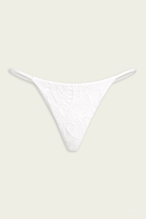 Peyton Bikini Bottom in Porcelain