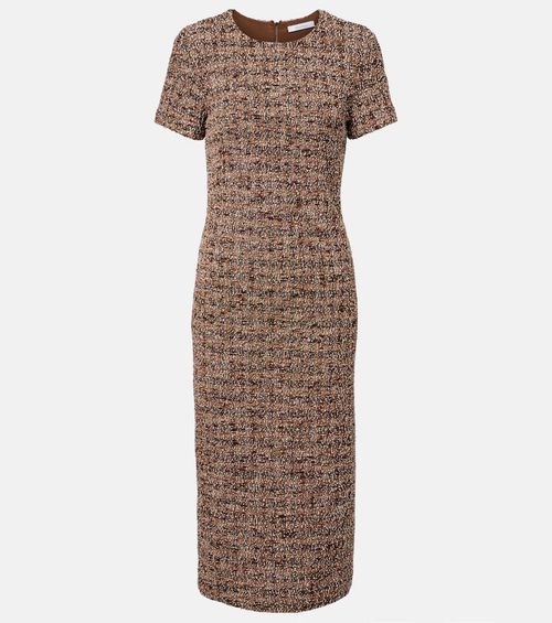 Giugno cotton and wool-blend midi dress