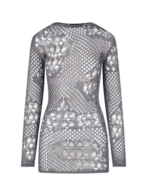 70% Cotton Dress with Metal Detail