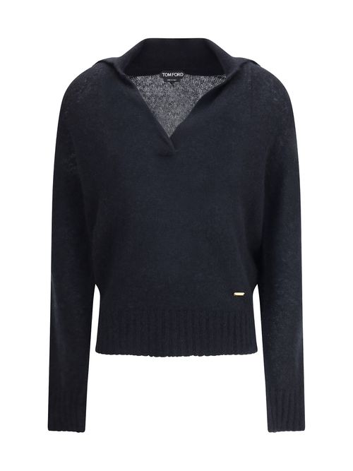 Cashmere Polo Sweater