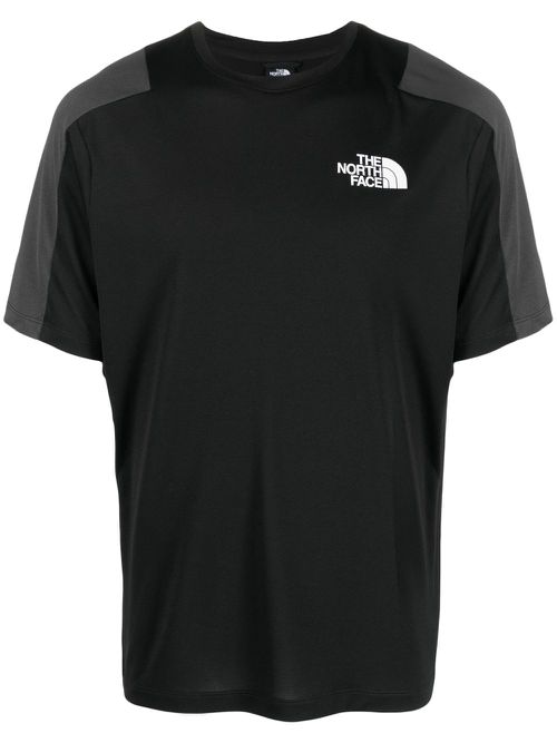 Logo-print short-sleeved T-shirt - Black