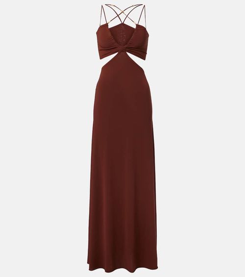 Saba cutout jersey maxi dress