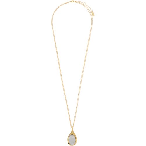 Mirrored Pendant Necklace