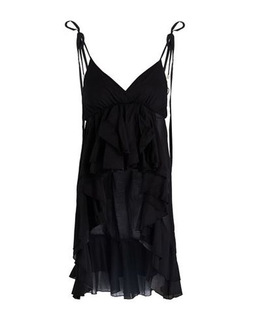 Kaos Woman Top Black Size 4 Cotton