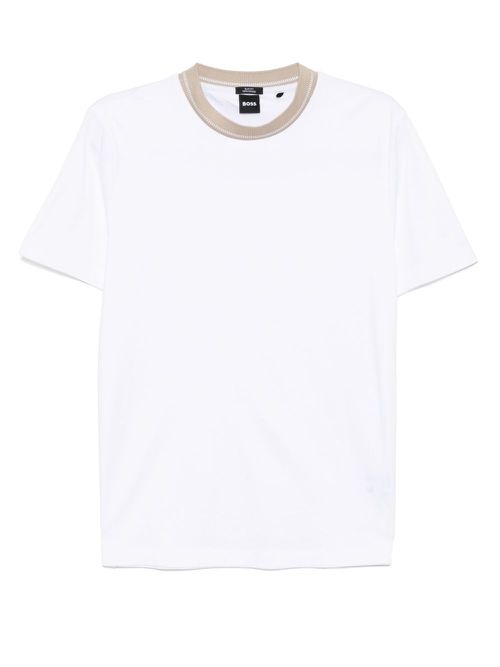BOSS crew-neck T-shirt - White