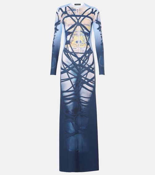 Printed maxi dress