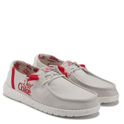 Women's Wendy Coca Cola Slip On Shoes (Diet Coke Grey / Red)