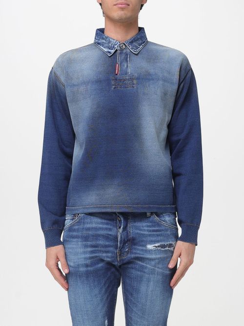 Polo Shirt Men color Blue