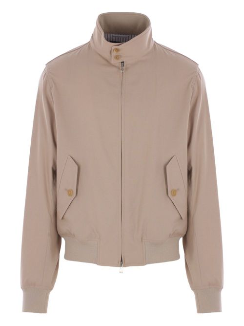 J.PRESS cotton-wool bomber jacket - Neutrals