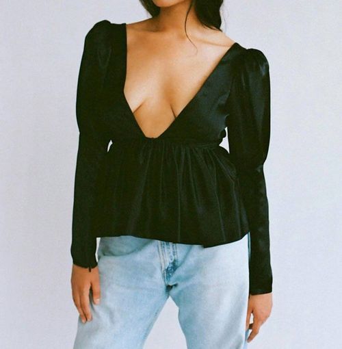 Freya Top In Onyx