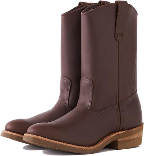 Red Wing Mens Pecos Full Grain Leather Brown Boomer Boots
