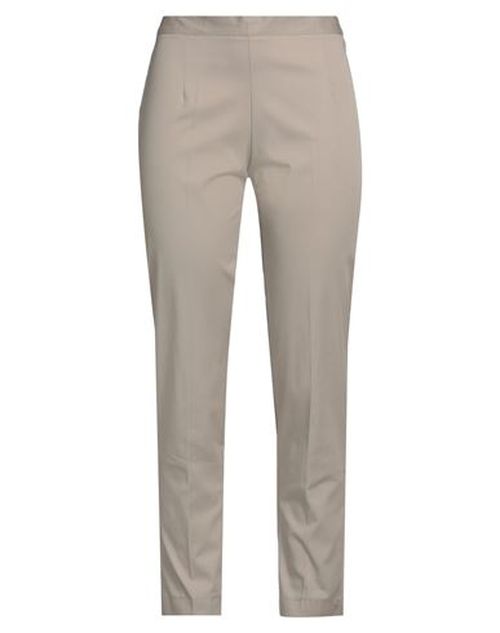 Hira Woman Pants Taupe Size 6 Cotton, Elastane