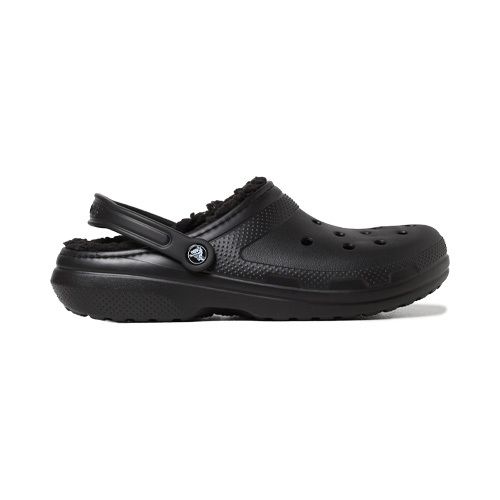 Crocs 22FW CROCS 크록스 남성 퍼 샌들 블랙/베이지 CR203591