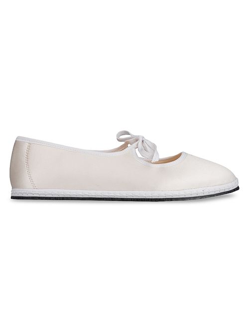 Women's Brigitte Round Toe Slippers - Snow White