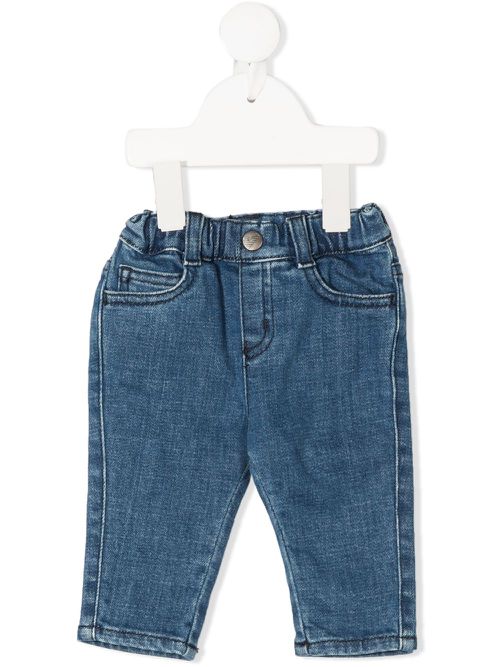 Mid-rise slim jeans - Blue