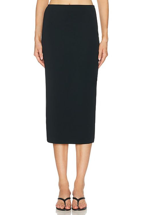 House of Dagmar Stretch Jersey Skirt in Black - Black. XS also in