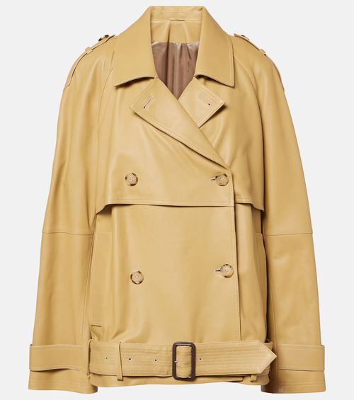 Toteme Oversized leather jacket