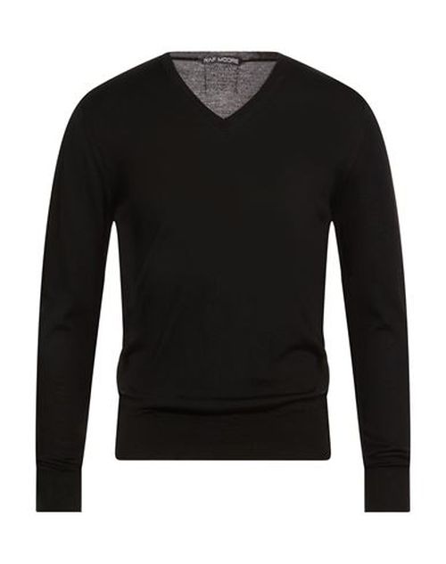 Man Sweater Black Size M Merino Wool