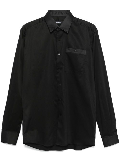 Satin shirt - Black