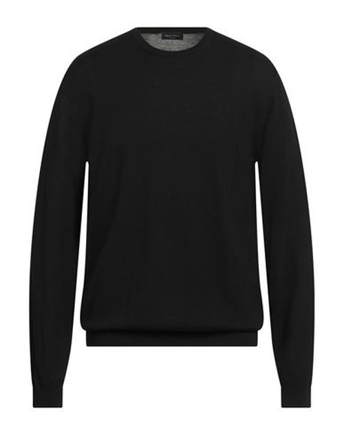 Man Sweater Black Size 44 Wool