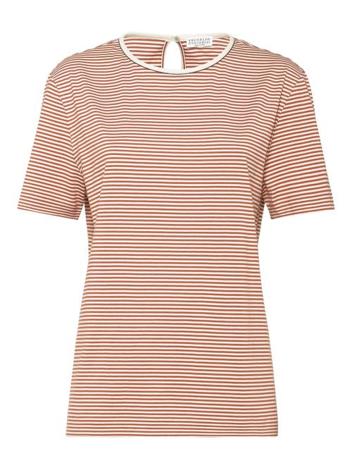 Striped T-shirt - Orange