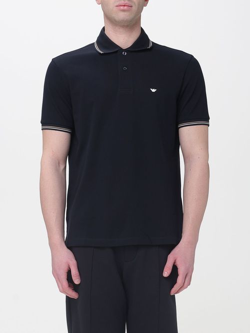 Polo Shirt Men color Blue