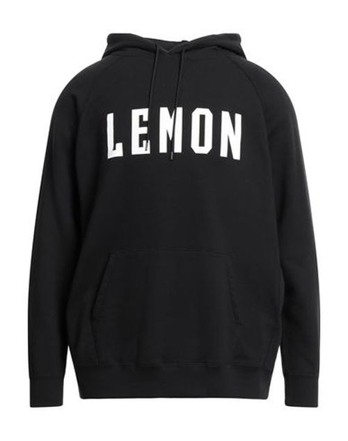 Man Sweatshirt Black Size L Cotton, Polyester, Elastane