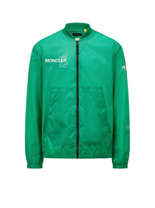 Ostria 7 Moncler Frgmt Hiroshi Fujiwara Jacket With Maxi Print