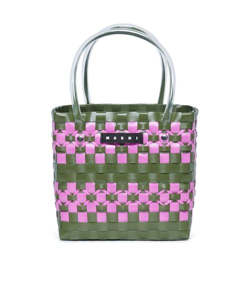 Woven-design tote bag