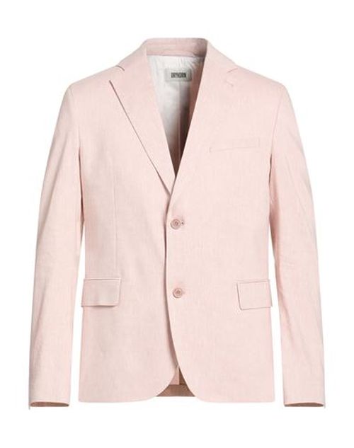 Man Blazer Antique rose Size 44 Linen, Polyester, Viscose, Elastane