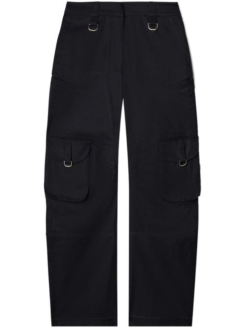 Co straight-leg cargo trousers - Black