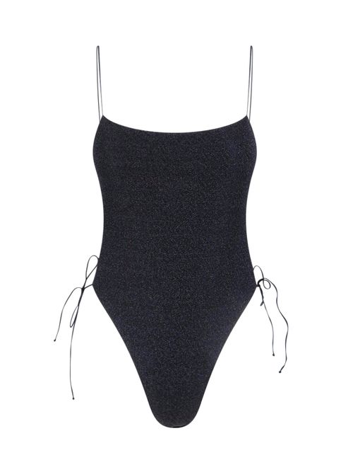 Women's Metallic Lurex One-Piece Swimsuit