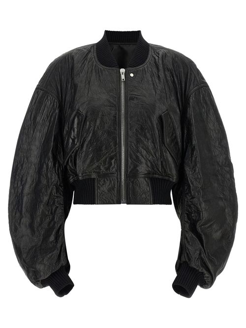 Secchia Cropped Flight Bomber Jacket