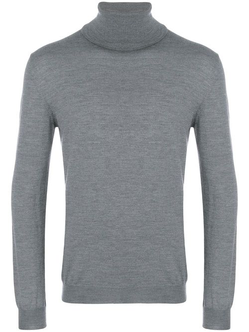 Roll neck sweatshirt - Grey