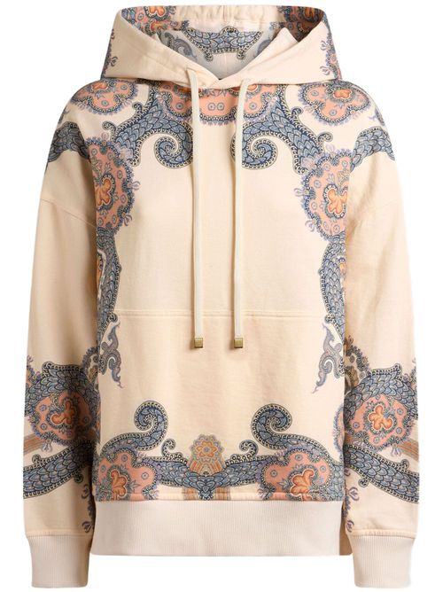 Year of Snake hooded sweatshirt - Neutrals