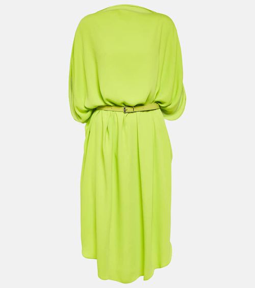 Belted midi dress