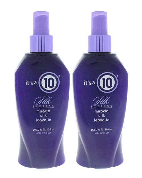 It's A 10 Unisex 10Oz Silk Express Miracle Silk Leave-In Conditioner - Pack Of 2