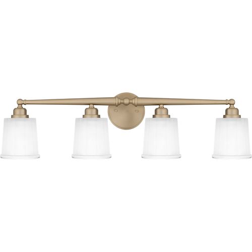 Bronze Gold Four Light Bath from the Cecilia Collection