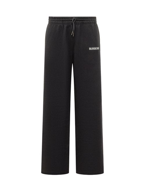 Stylish Wide-Leg Trousers with Embroidered Logo