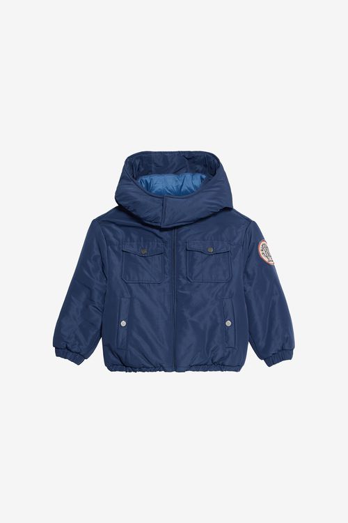 Blue Jacket With Rc Monogram Patch