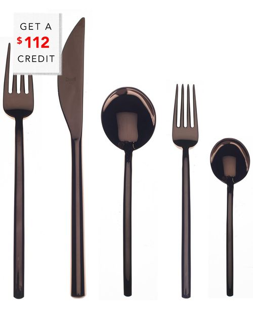20Pc Flatware Set With $112 Credit