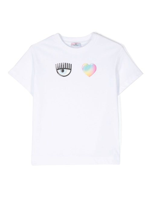 Logo-print cotton T-shirt - White